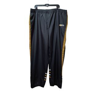 Vintage Rucker Windbreaker Track Pants Men’s 4XL Black Mustard Ankle Zip Jogger